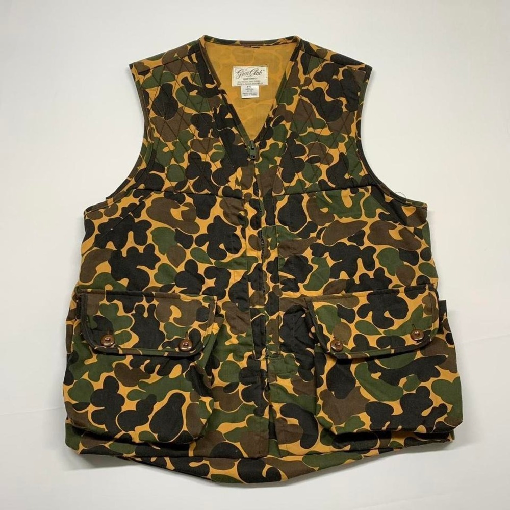 Vintage‎ Gun Club Camouflage Vest Size Medium